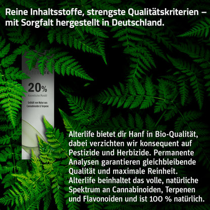 Alterlife CBD Mundöl 20 % (10 ml)