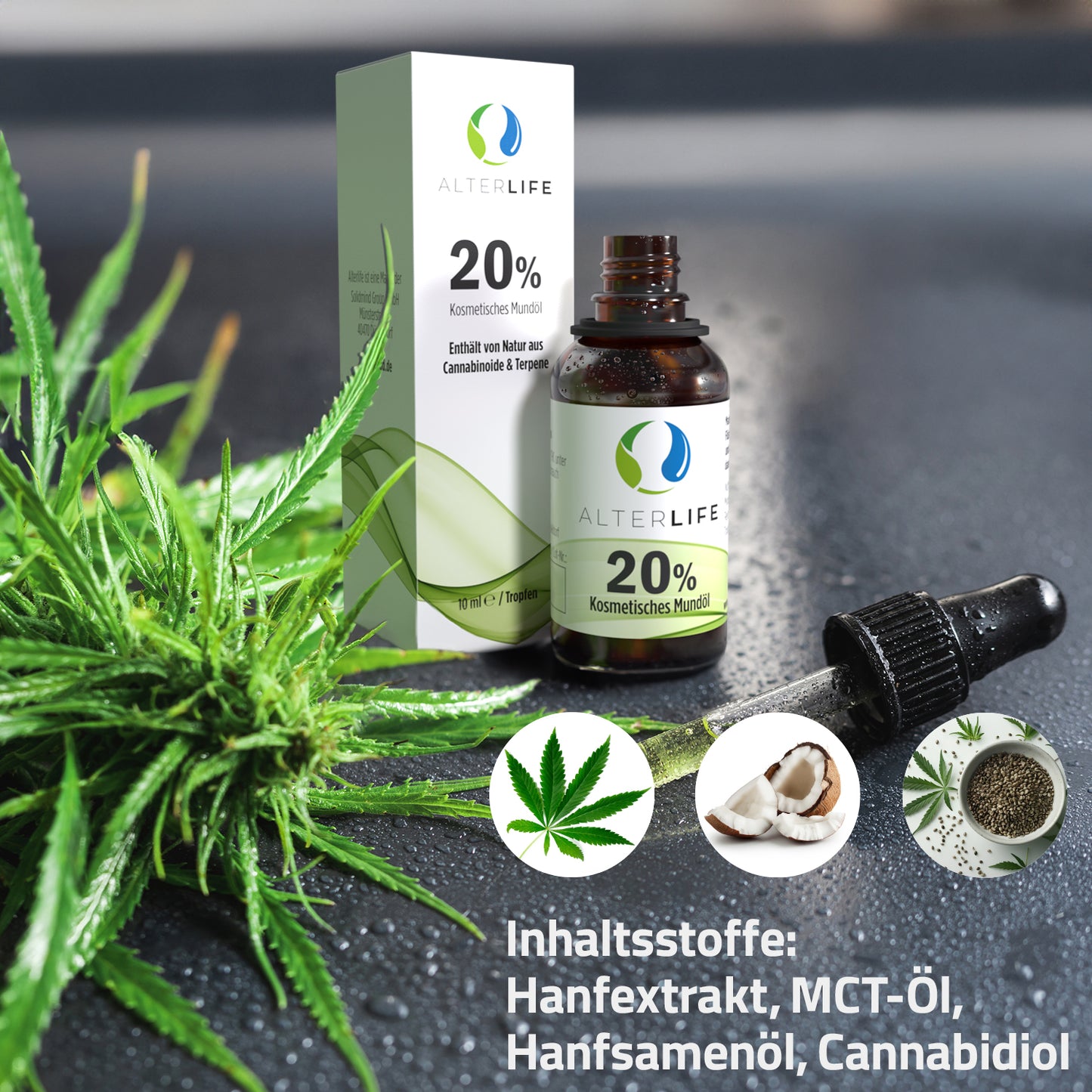 Alterlife CBD Mundöl 20 % (10 ml)