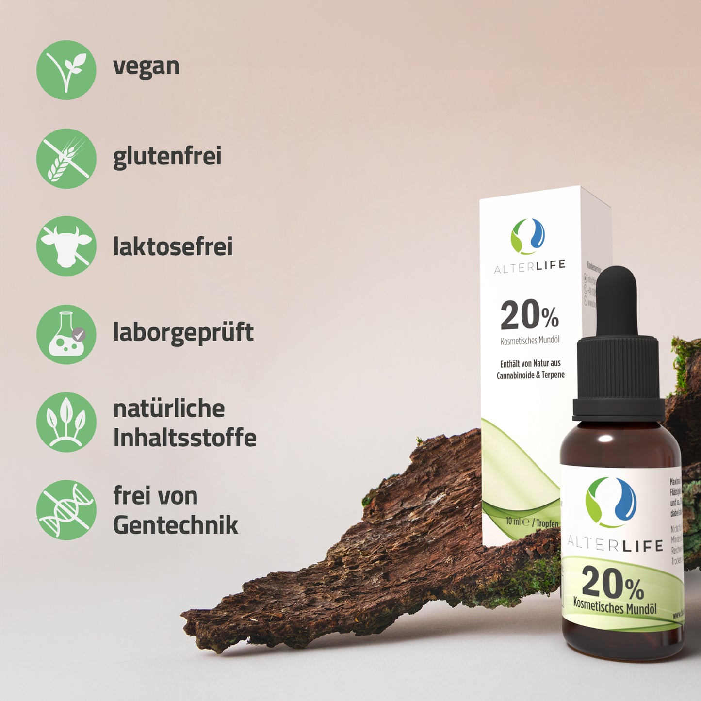 Alterlife CBD Mundöl 20 % (10 ml)